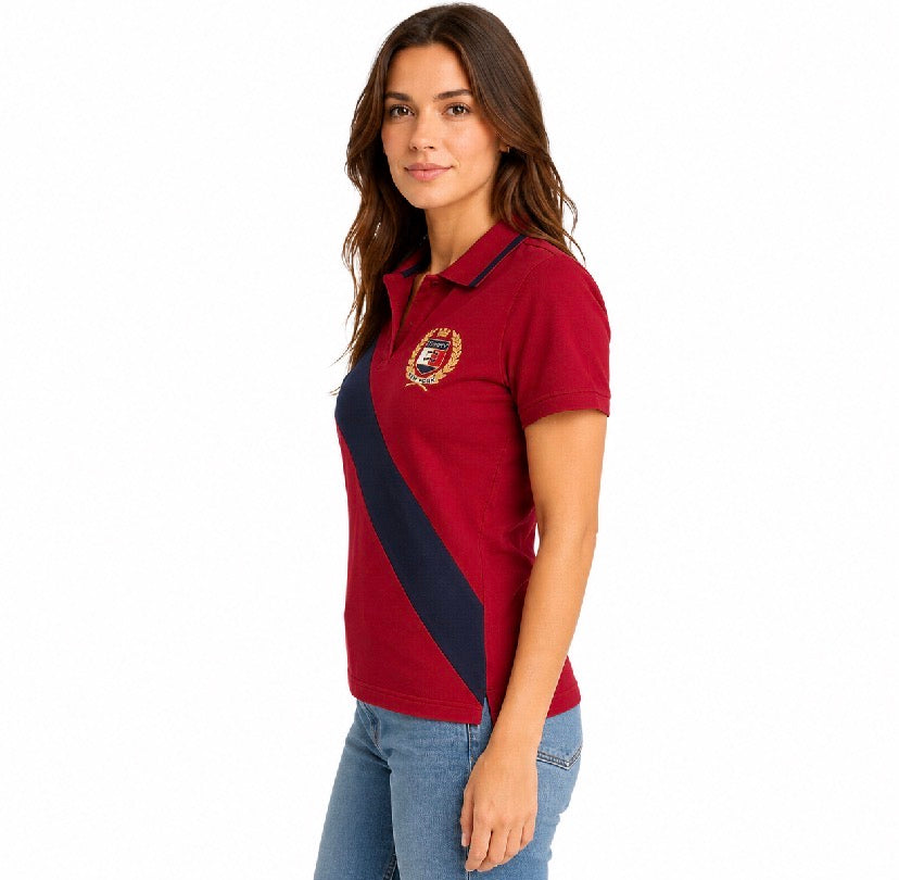 Tommy Hilfiger Banner Stripe Stretch-Cotton Polo