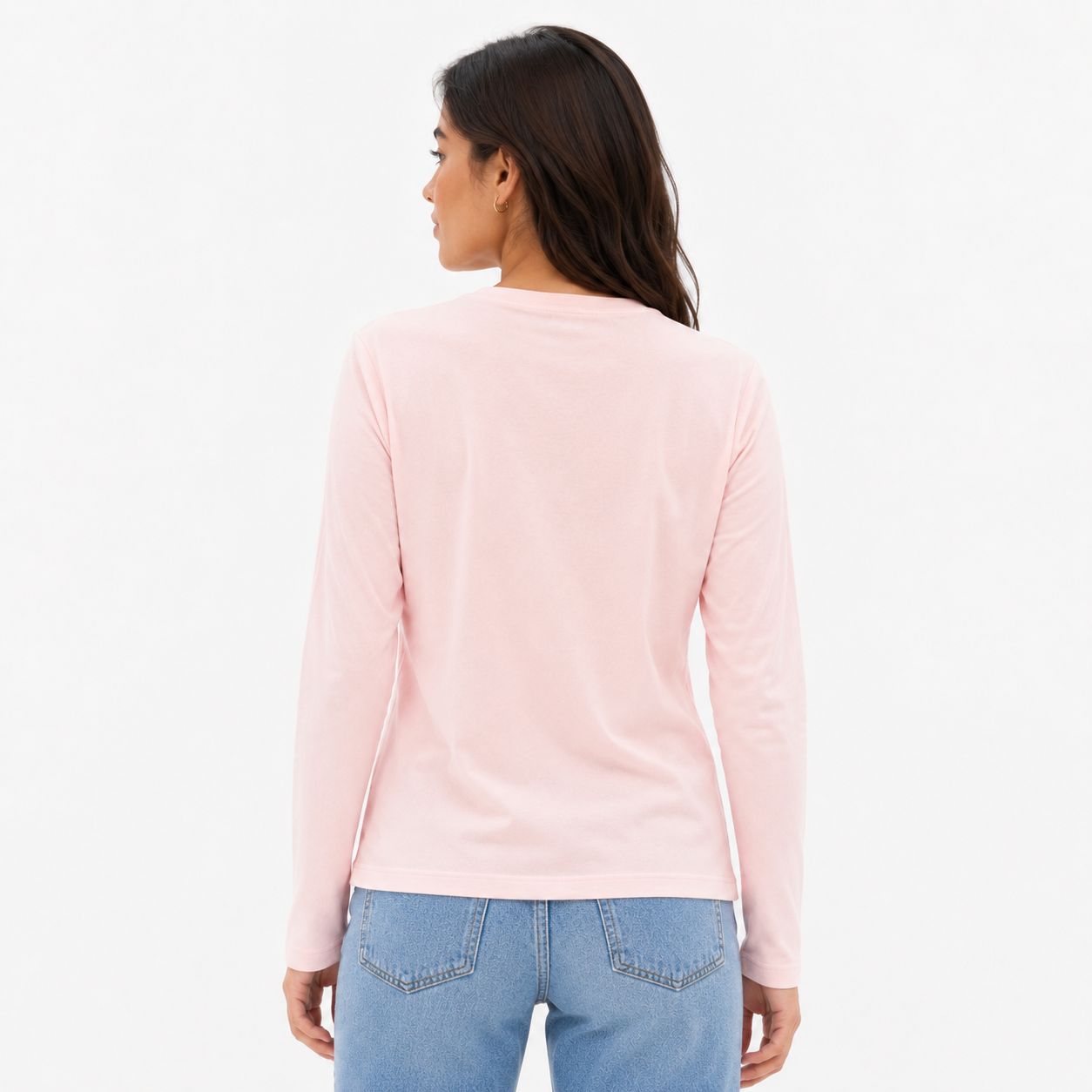Tommy Hilfiger Women's long-sleeved t-shirt in pale pink