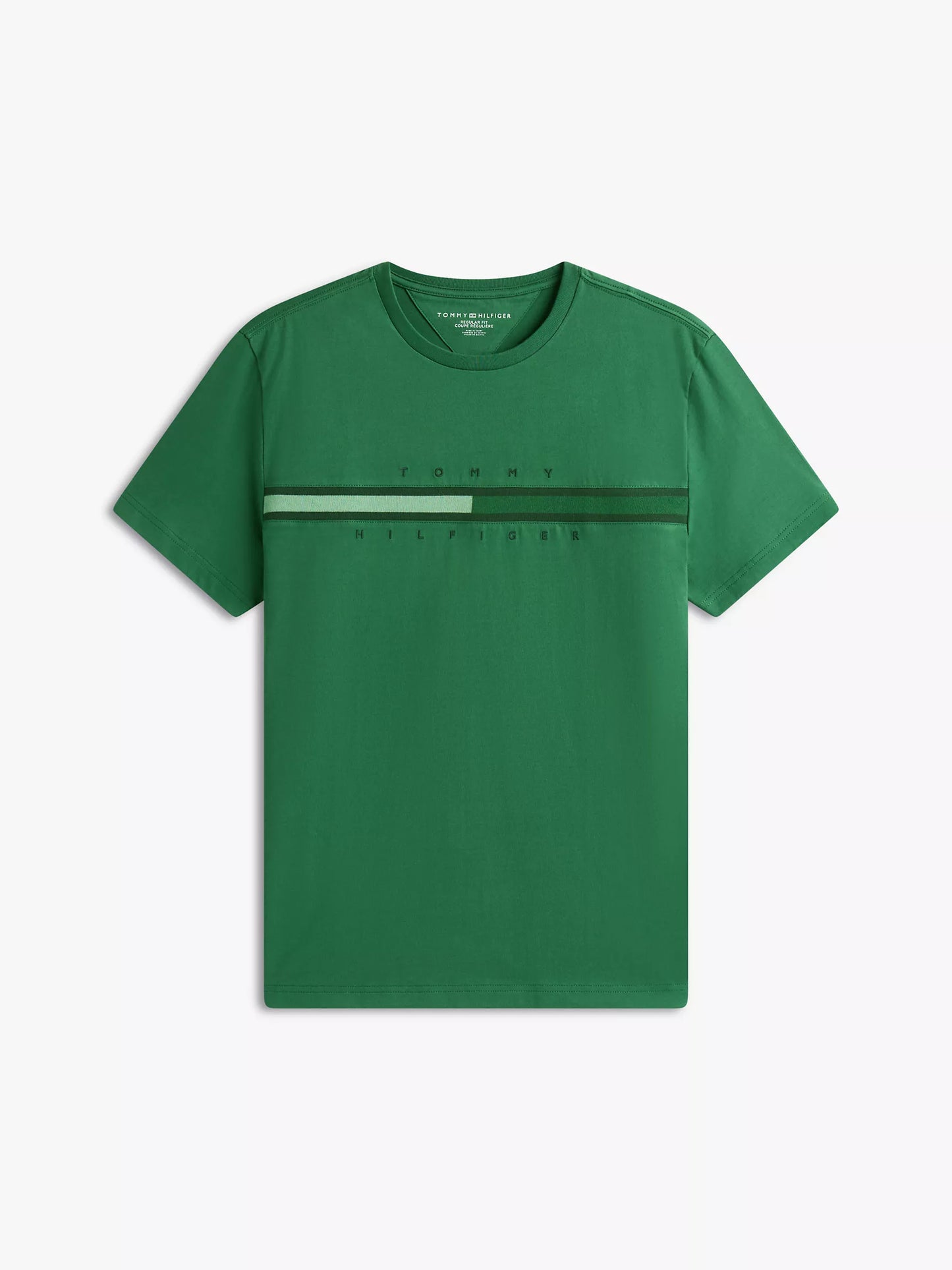 Tommy Hilfiger-Tonal Flag Logo T-Shirt