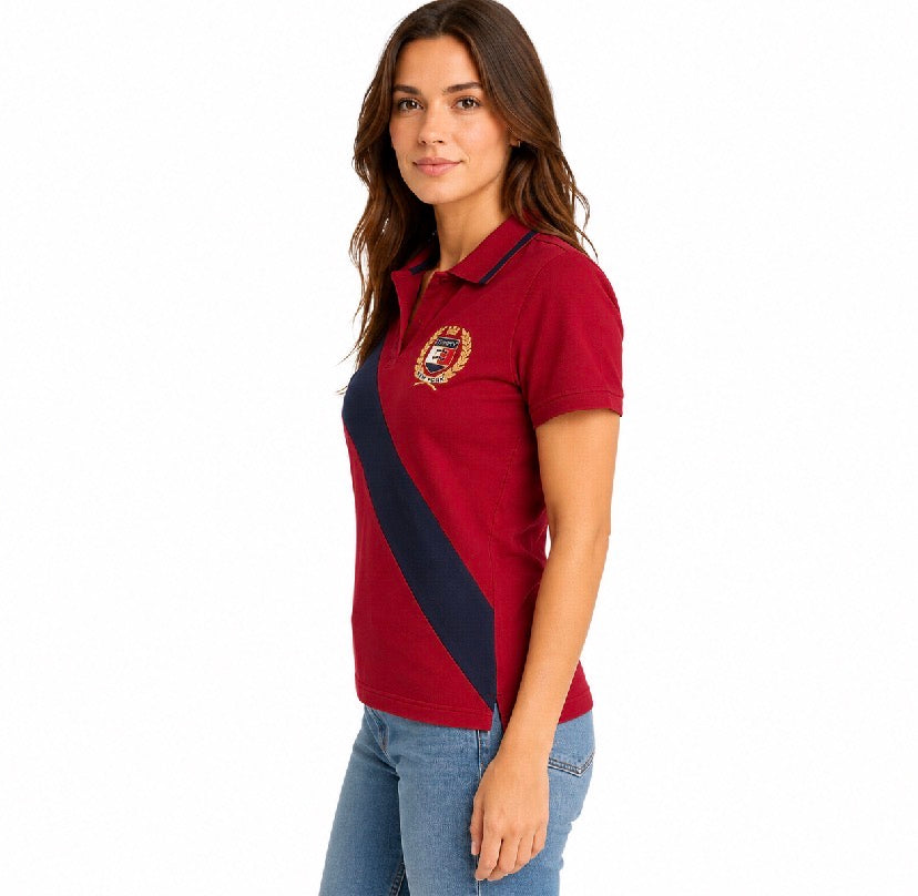 TOMMY HILFIGER -Banner Stripe Stretch-Cotton Polo