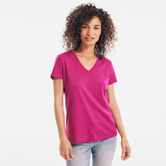 Nautica Solid V-Neck T-Shirt