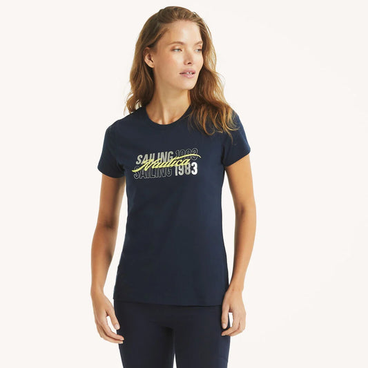 Náutica foil sailing 1983 graphic t-shirt