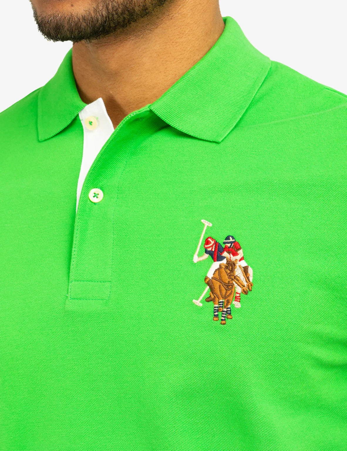 US Polo Assn Boys Multicolor Big Logo Polo Shirt