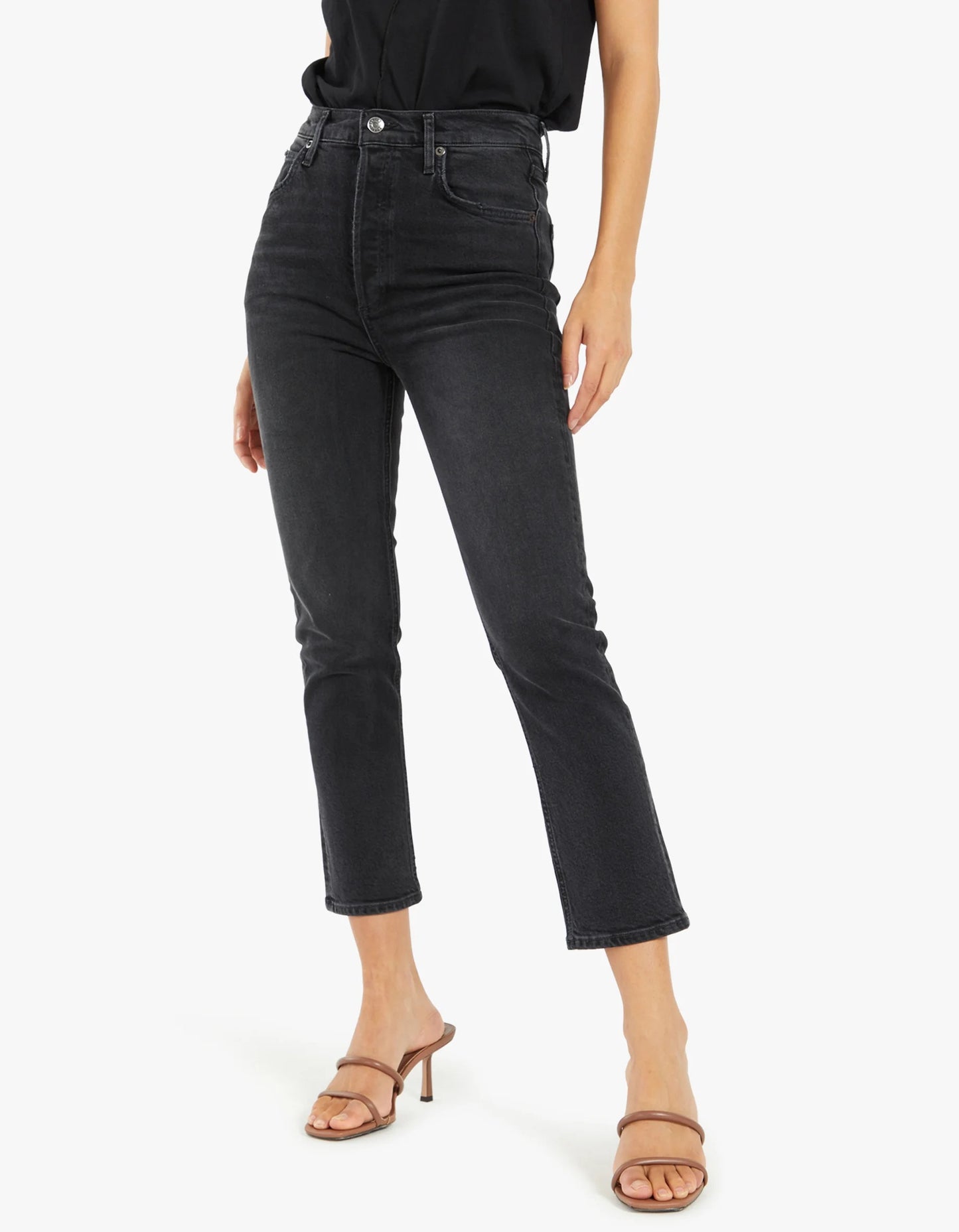 Style & Co Straight Crop high Rise Jean