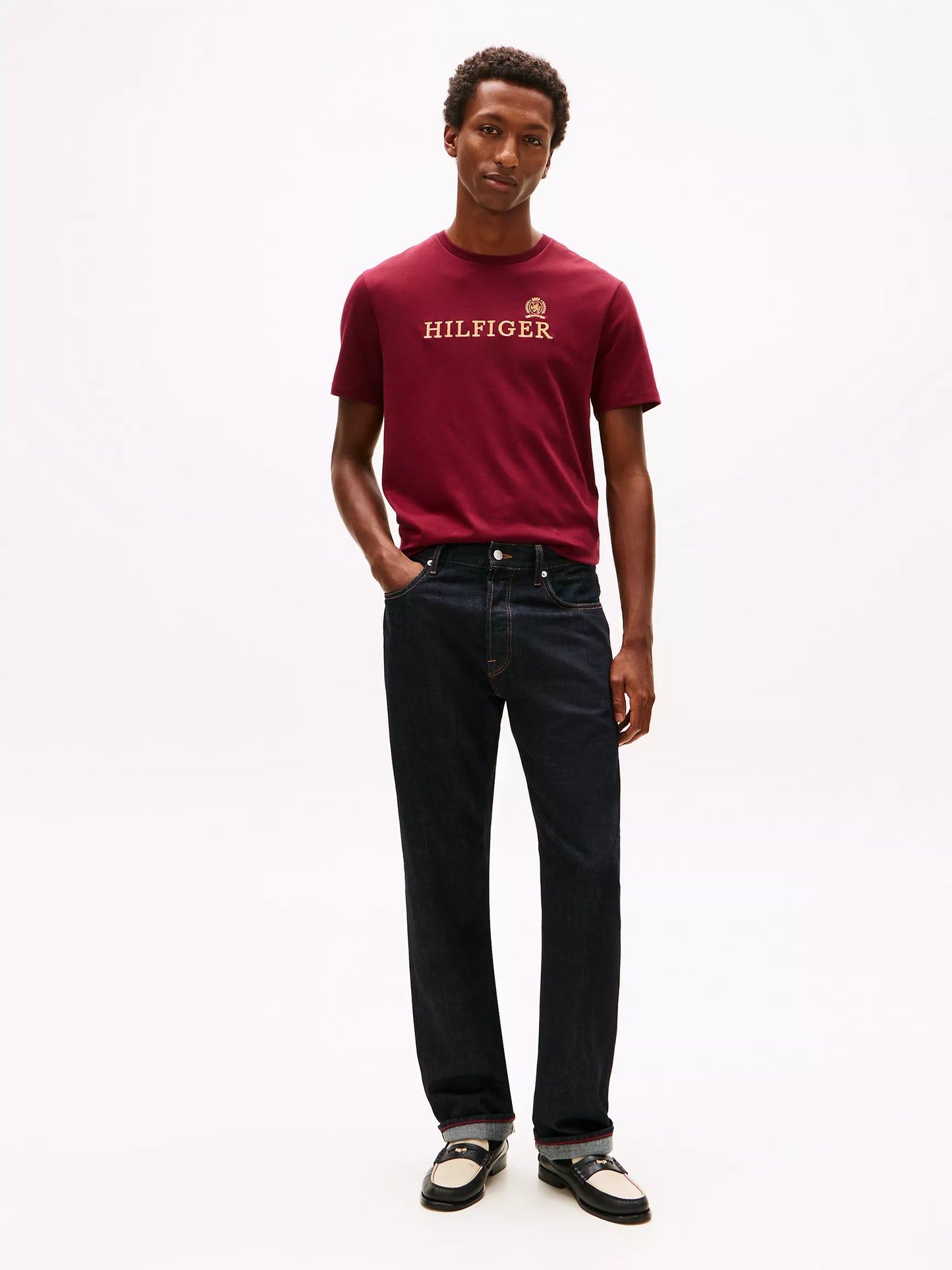 Tommy Hilfiger Logo Cotton Interlock T-Shirt
