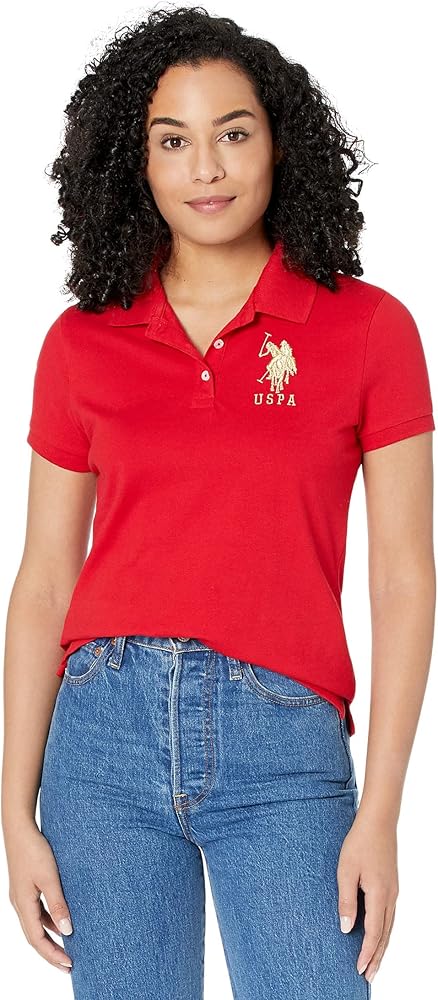 U.S polo metallic Print Shirt Ass since 1890 Women’s