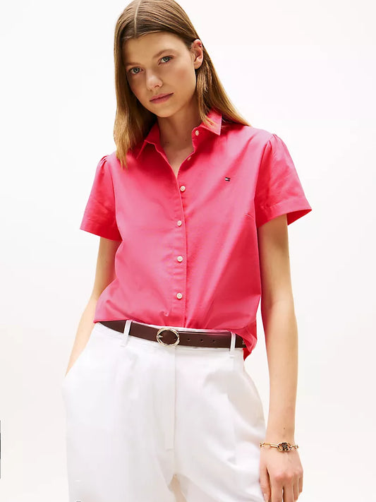 Tommy Hilfiger-Short-Sleeve Oxford Shirt
