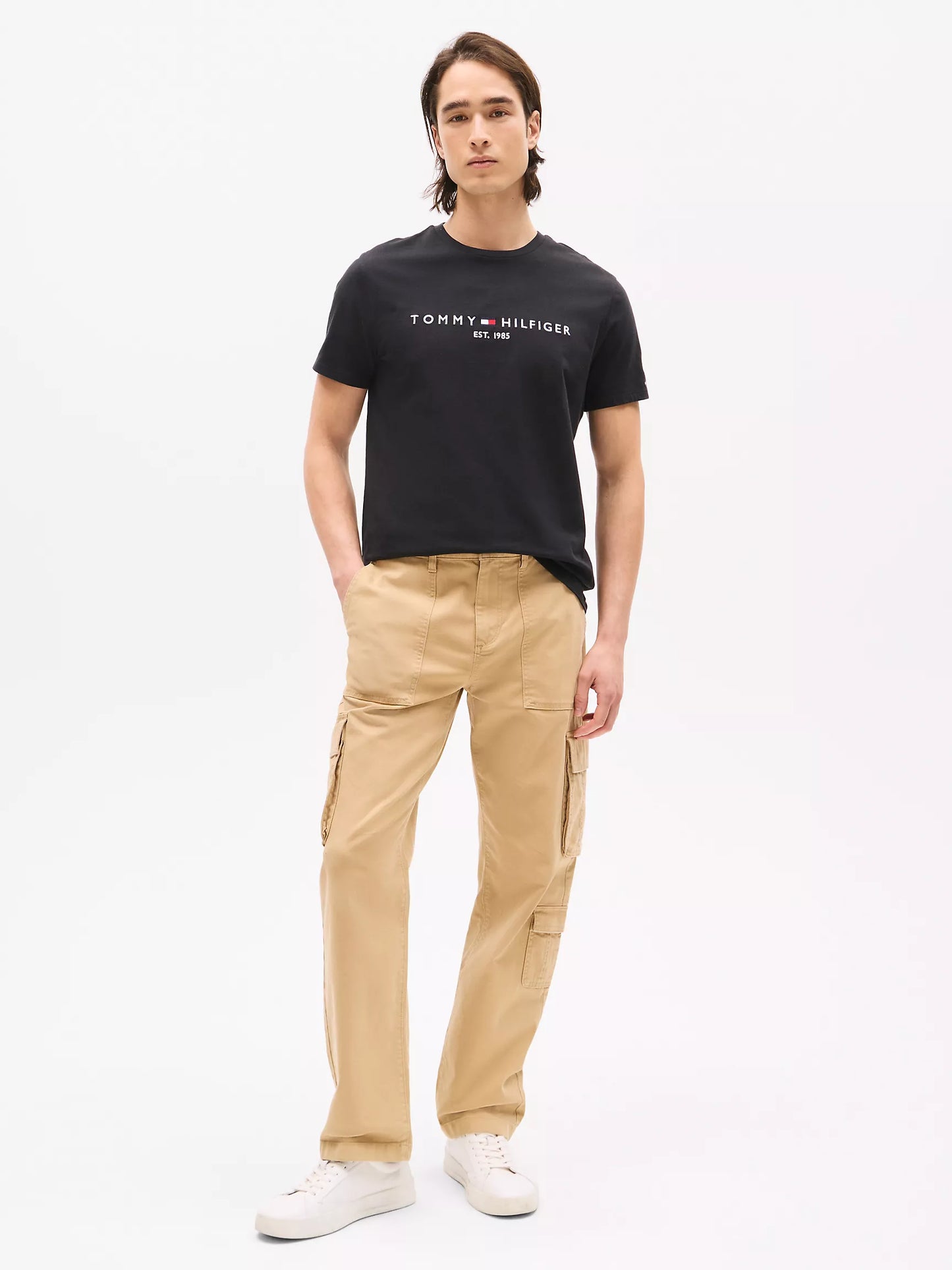 Tommy Hilfiger Embroidered Tommy Logo T-Shirt