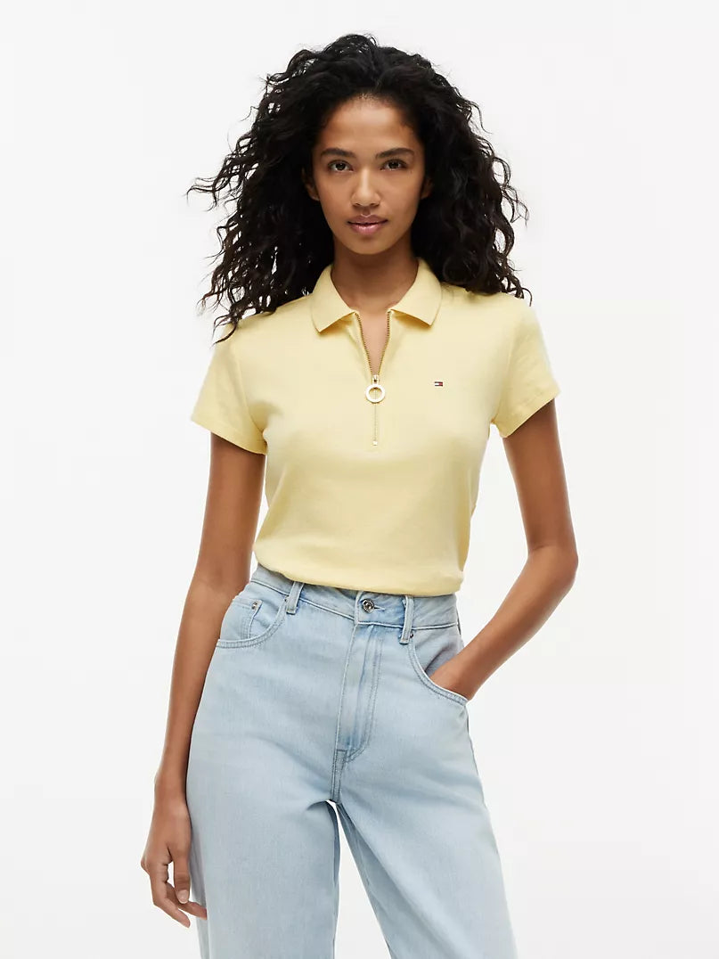 Tommy Hilfiger Slim Fit Zip Polo