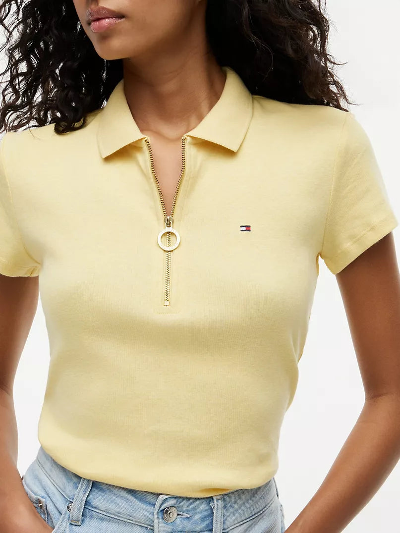 Tommy Hilfiger Slim Fit Zip Polo