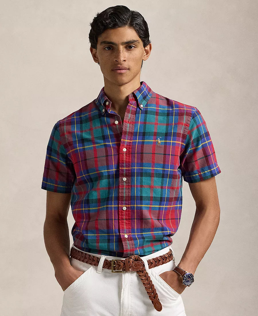 Polo Ralph Lauren Men's Classic-Fit Plaid Oxford Shirt