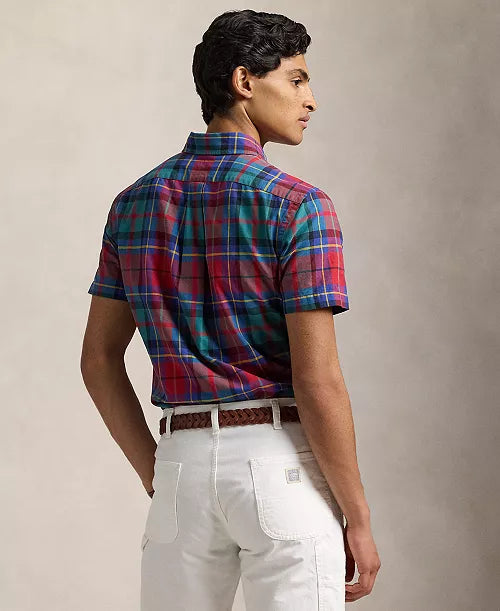 Polo Ralph Lauren Men's Classic-Fit Plaid Oxford Shirt