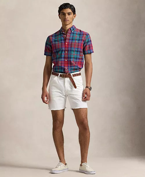 Polo Ralph Lauren Men's Classic-Fit Plaid Oxford Shirt