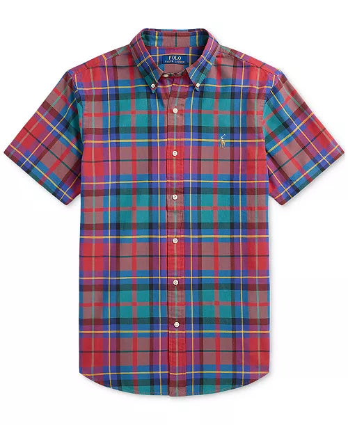 Polo Ralph Lauren Men's Classic-Fit Plaid Oxford Shirt