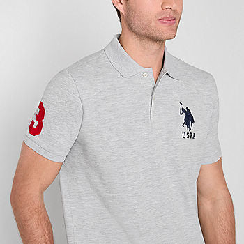 U.S. Polo Assn. Big Pony Pique Mens Regular Fit Short Sleeve Polo Shirt
