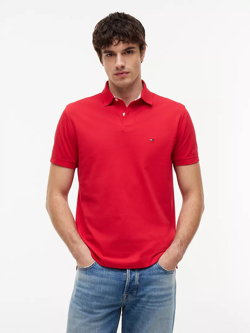Tommy Hilfiger-Regular Fit Stretch Tommy Polo