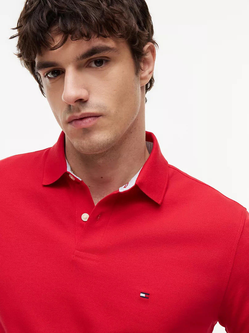 Tommy Hilfiger-Regular Fit Stretch Tommy Polo