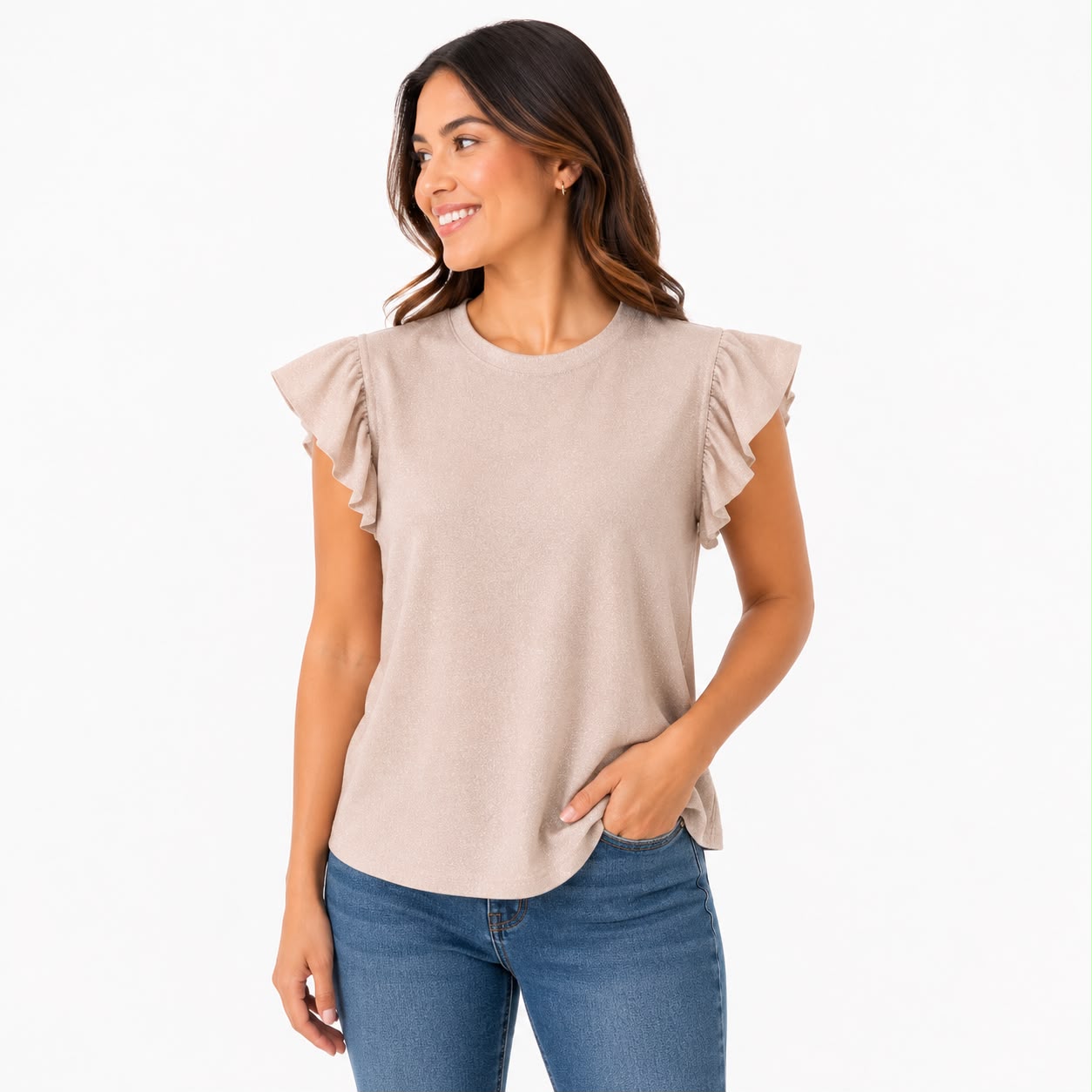 Love and Promises Beige blouse Women’s