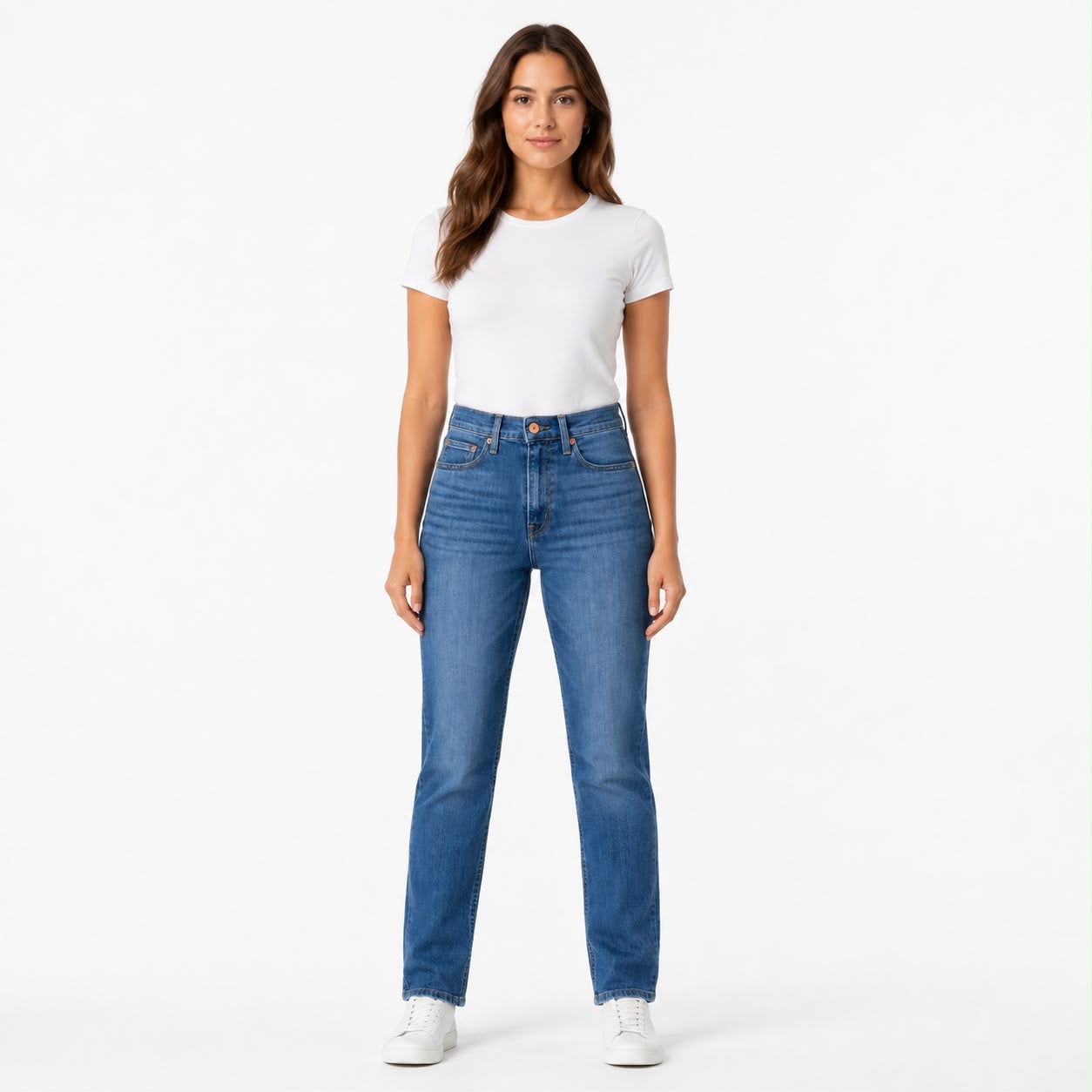 Levi's Womens 724 High Rise Slim Straight Jeans