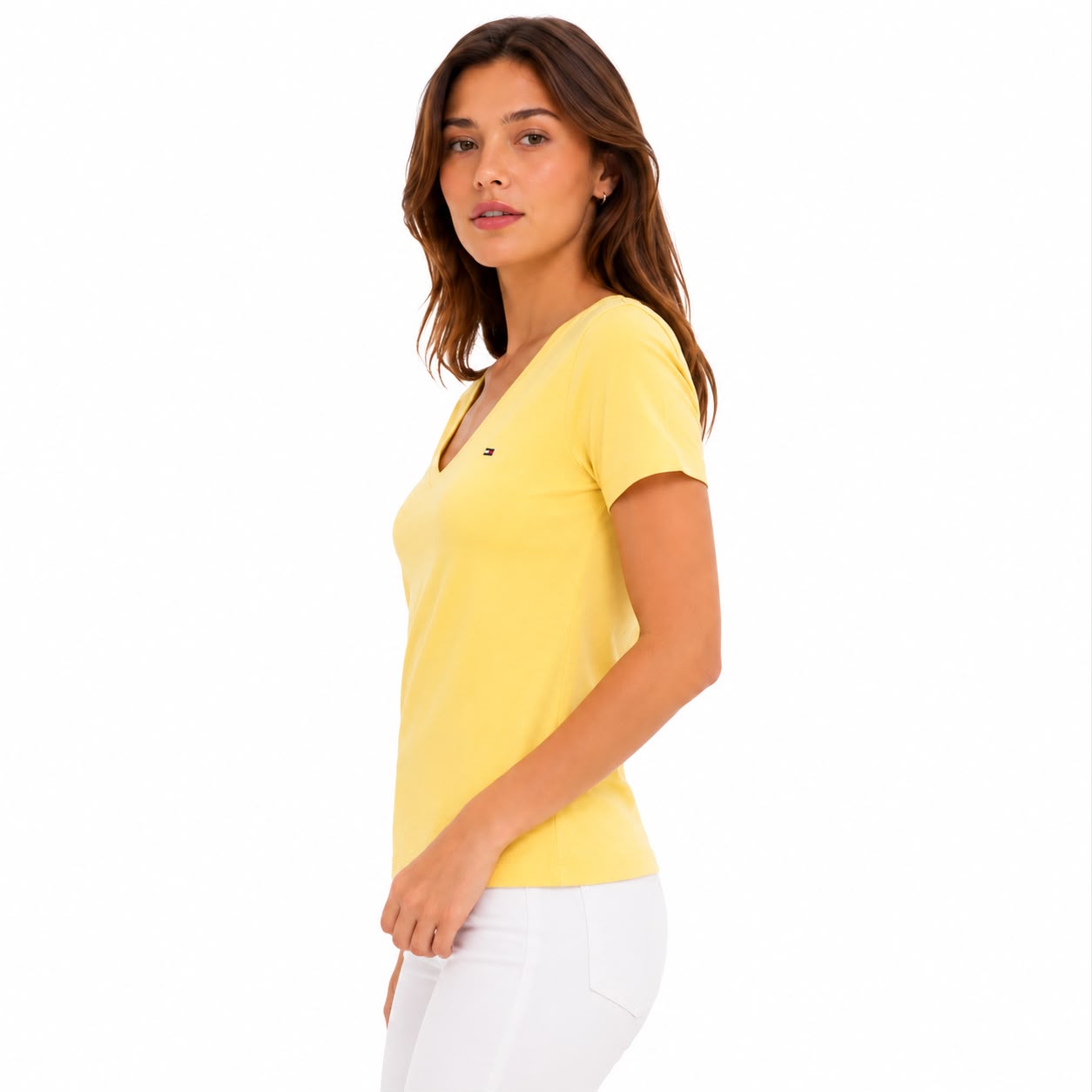 Tommy Hilfiger V-Neck Fave Core Plus T-Shirt Women’s