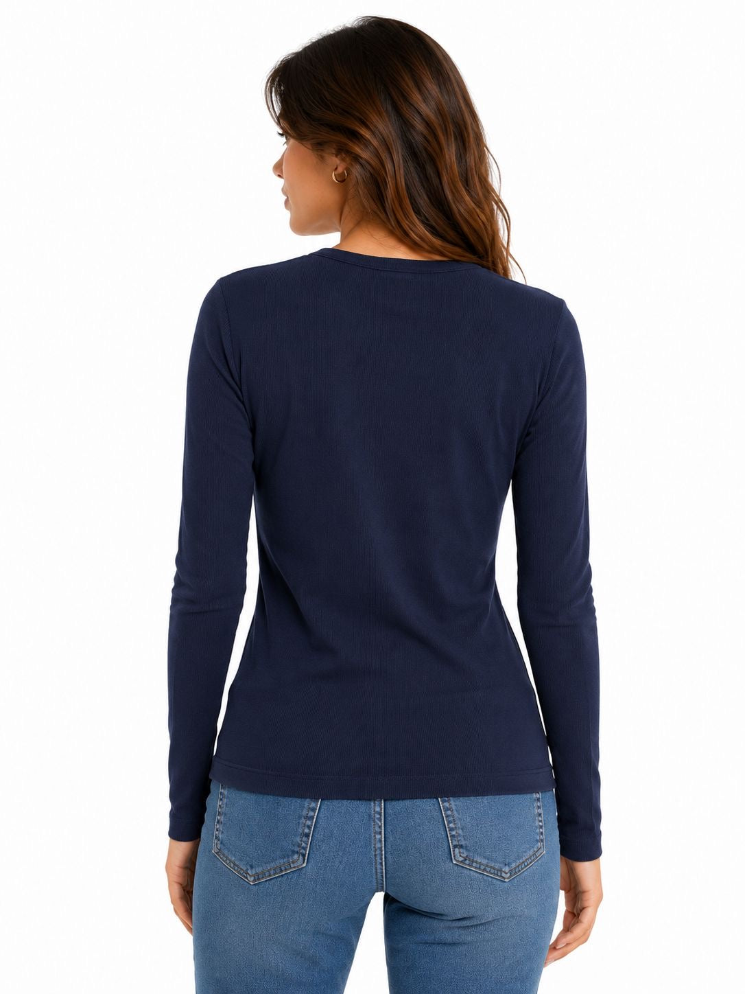 Tommy Hilfiger Henley t-shirt in navy blue