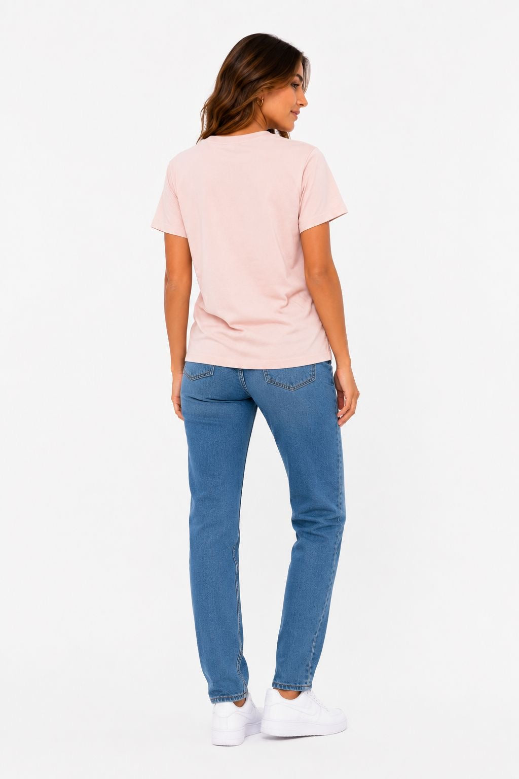 Calvin Klein crew neck t-shirt in light pink
