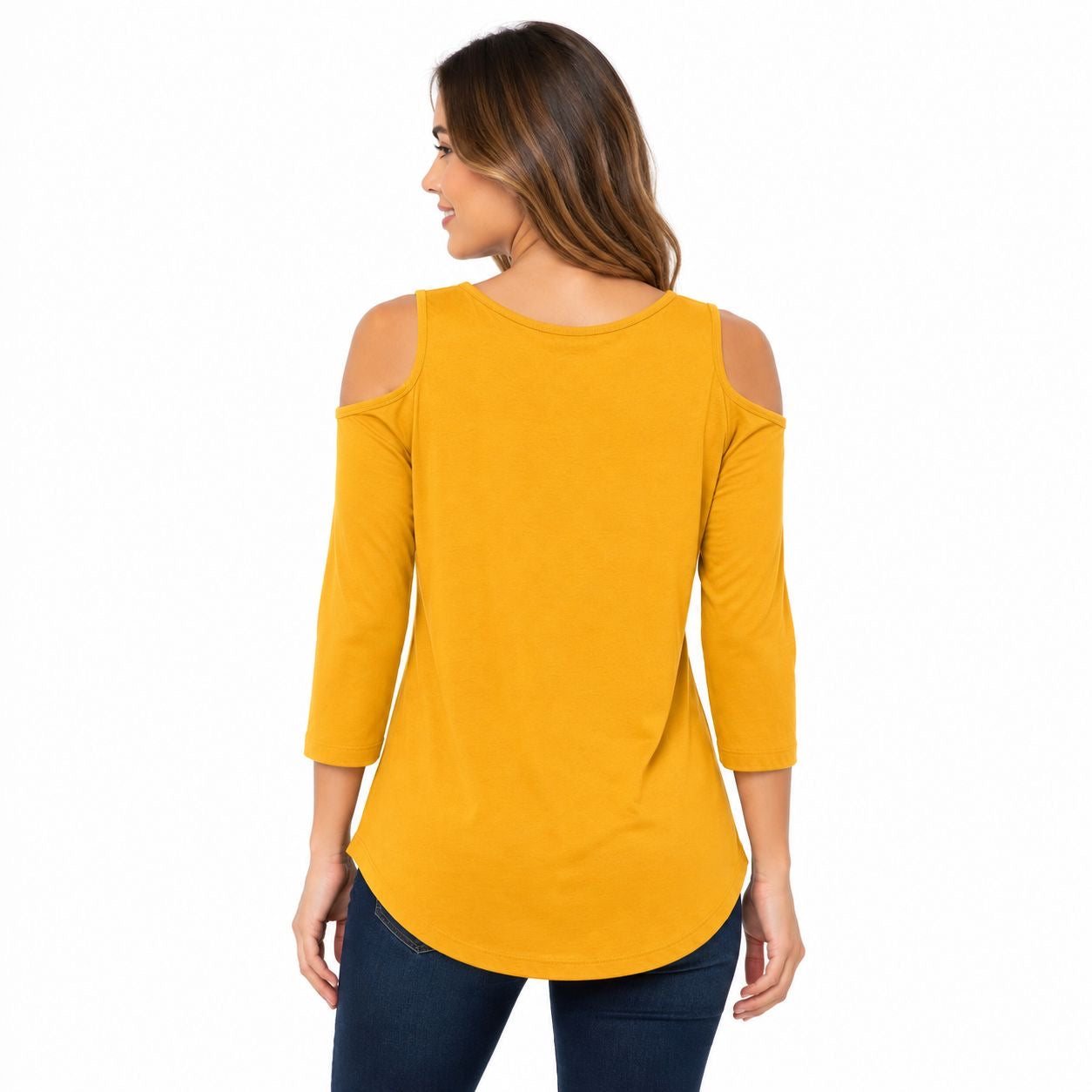 JM Collection Women's Cold-Shoulder Top