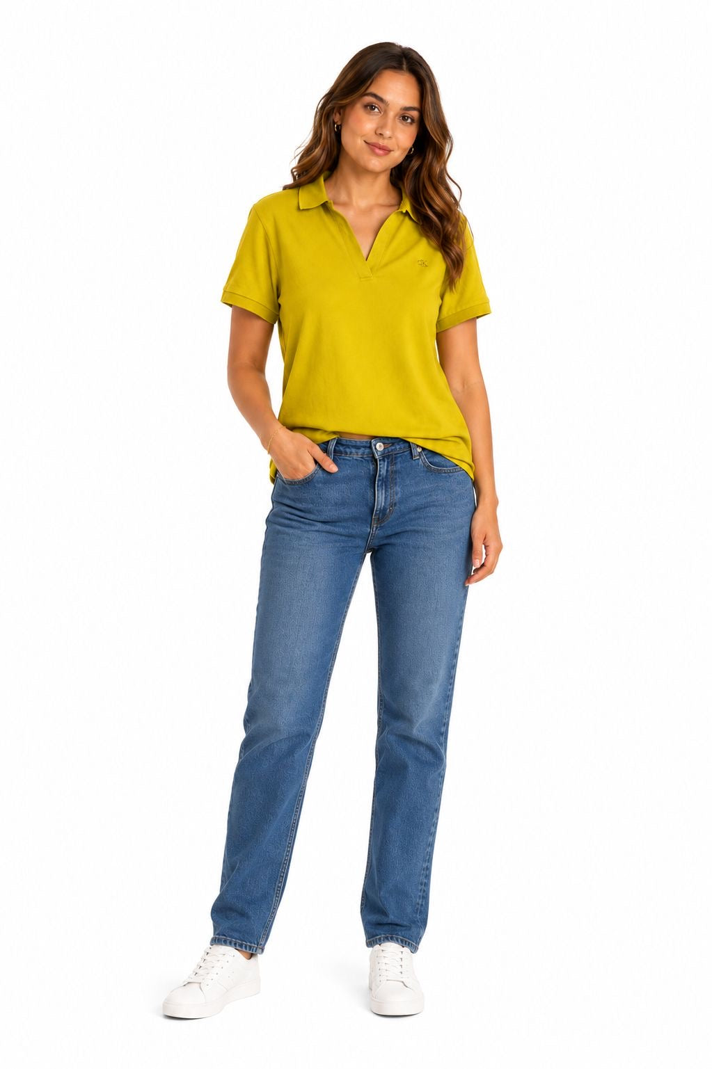 CALVIN KLEIN-Women's polo shirt from the Calvin Klein brand