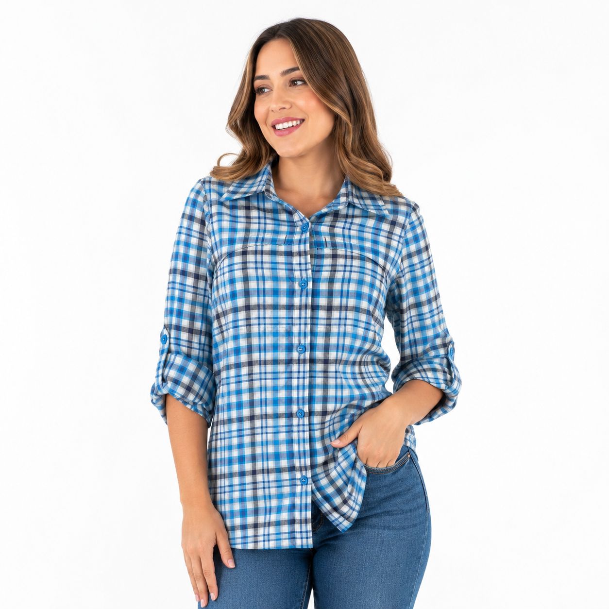 Columbia shirt for women with Omni-Shade sun protection technology
