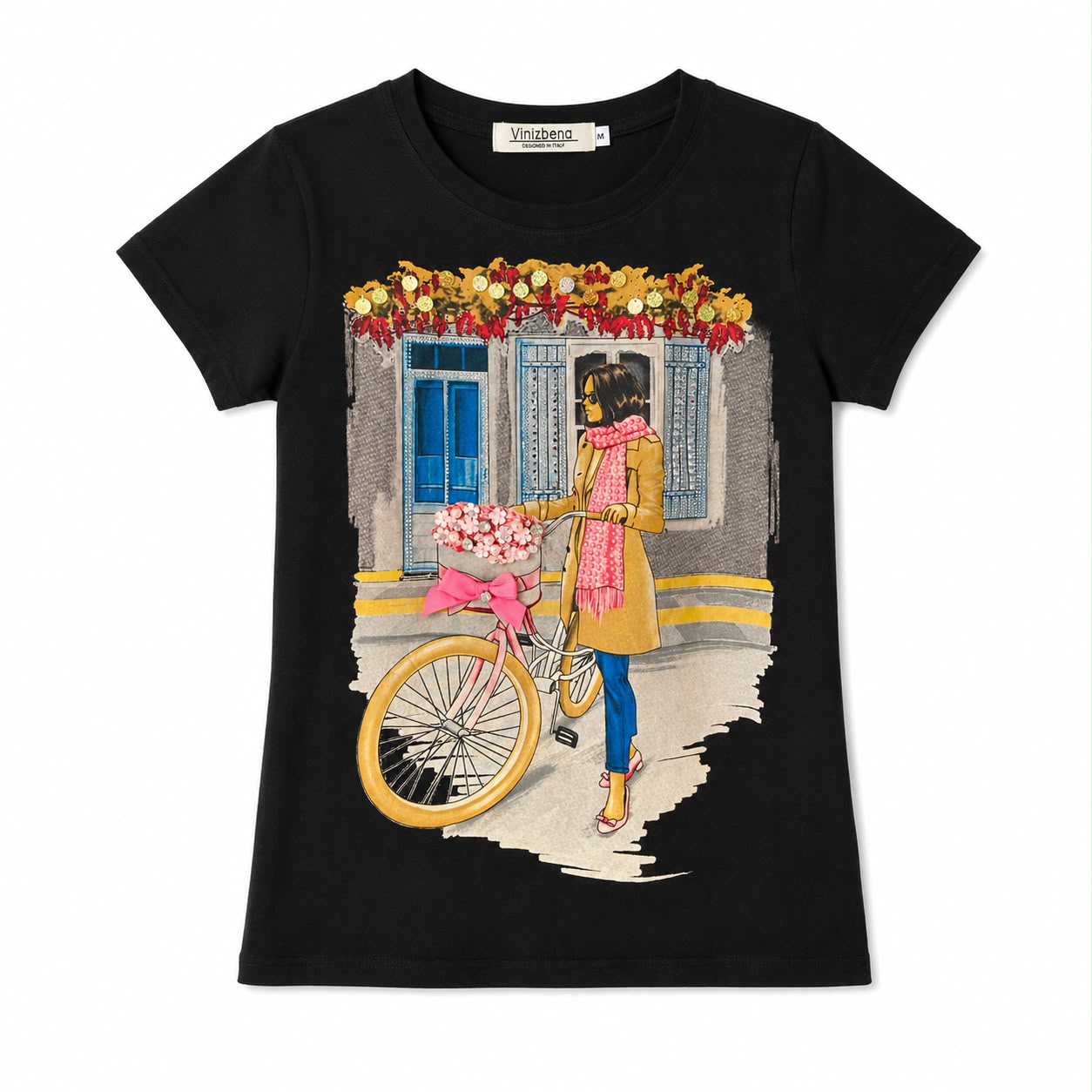 Vinizbena T-Shirt Women’s stands out for a graph