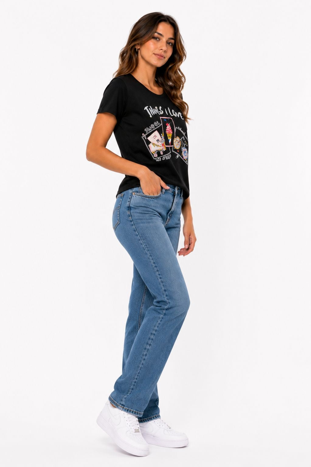 VINIZBENA- Black T-Shirt