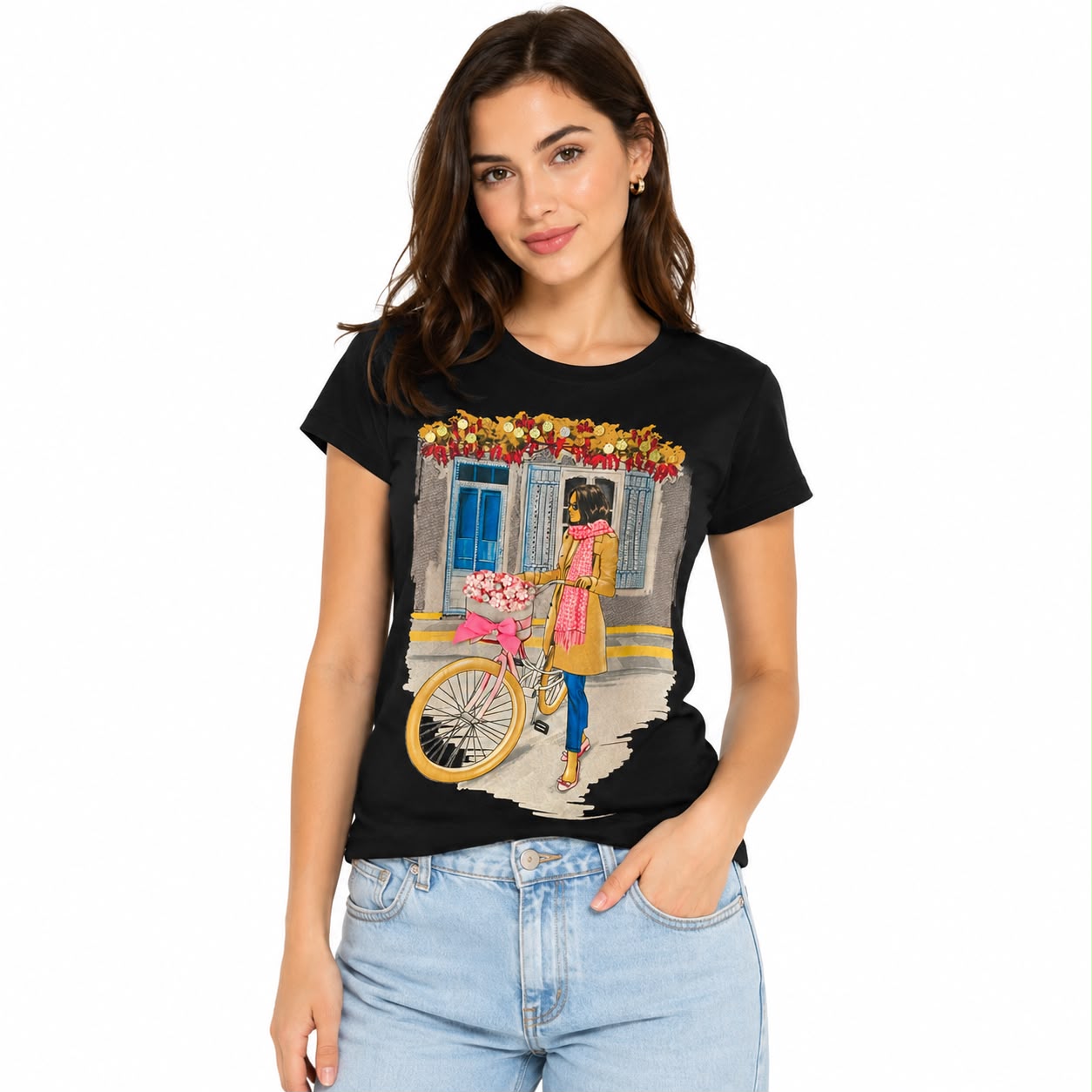 Vinizbena T-Shirt Women’s stands out for a graph