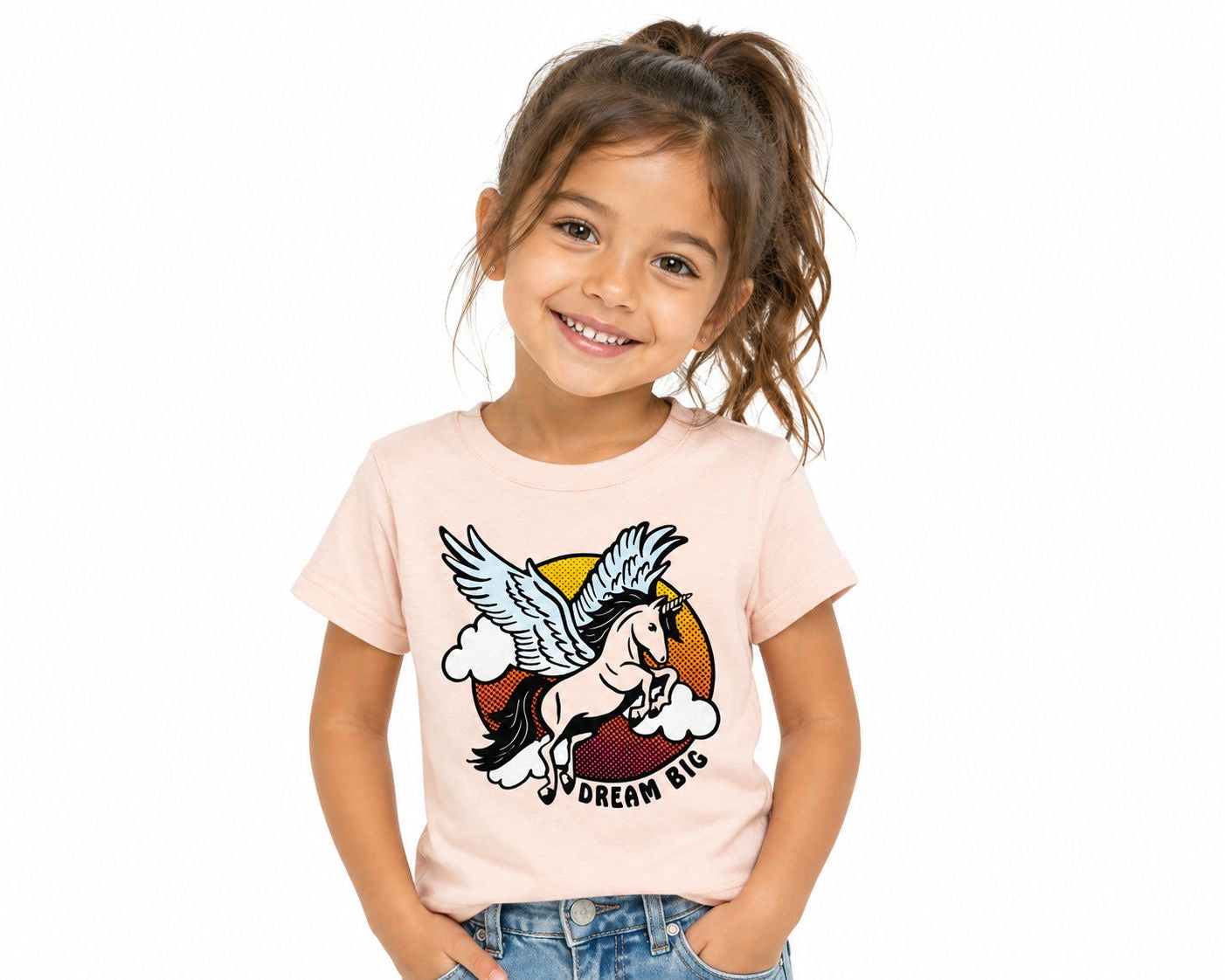 OLD NAVY-Pink short-sleeved t-shirt for girls