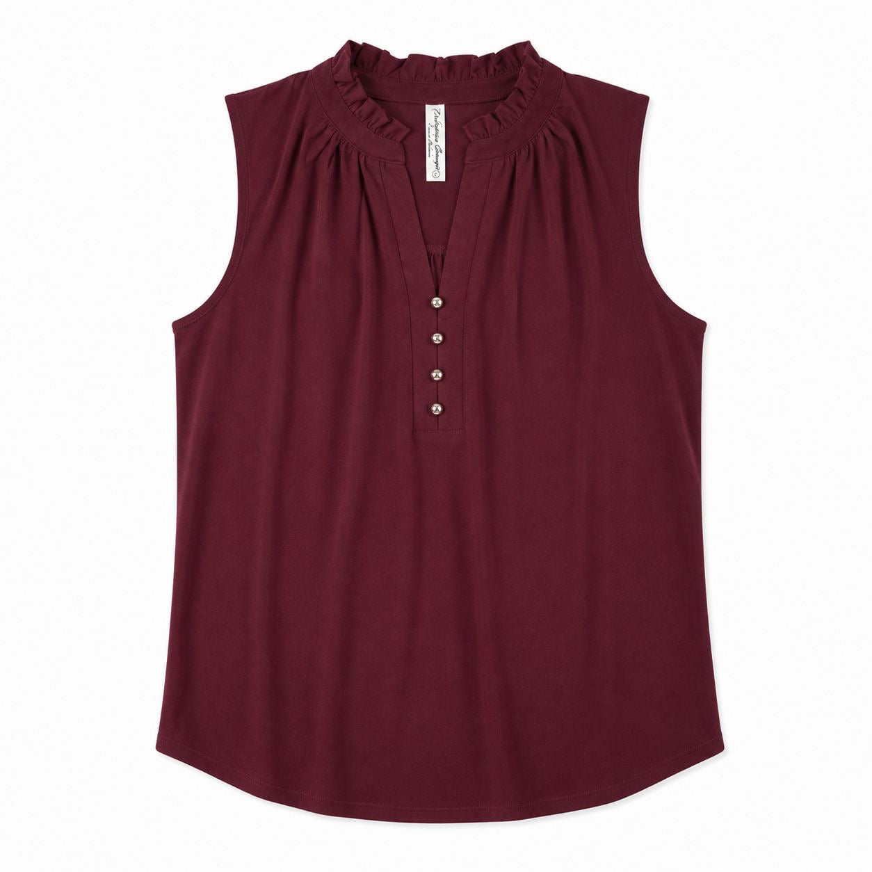 PerSeption Concept Burgundy sleeveless blouse Women’s