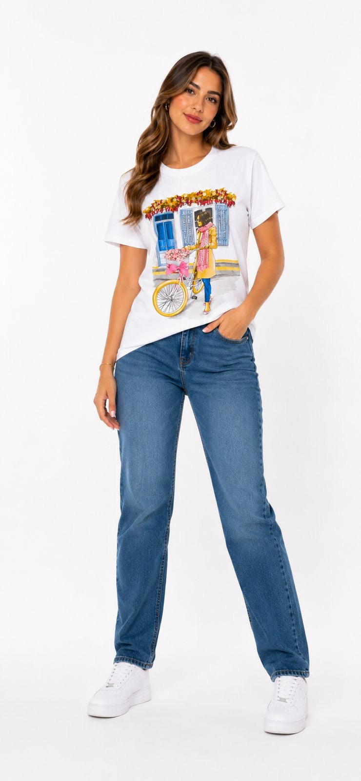 VINIZBENA -White t-shirt of the brand Vinizbena