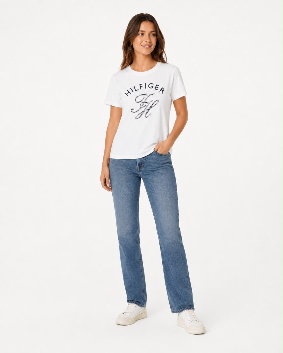 TOMMY HILFIGER-Women's crew neck t-shirt