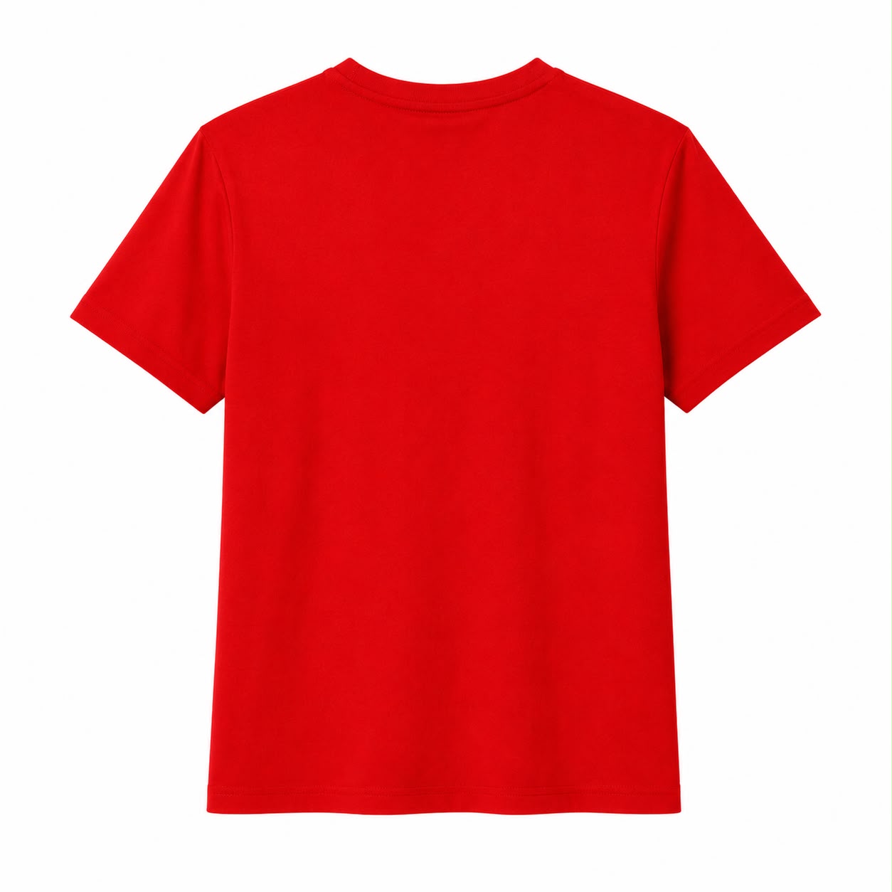 Calvin Klein red t-shirt features a patch pocket with tonal sequins