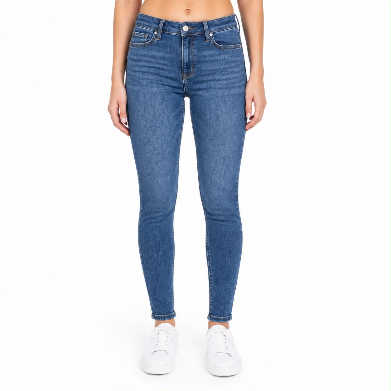 GUESS-Tight (skinny fit) high waist jeans for women
