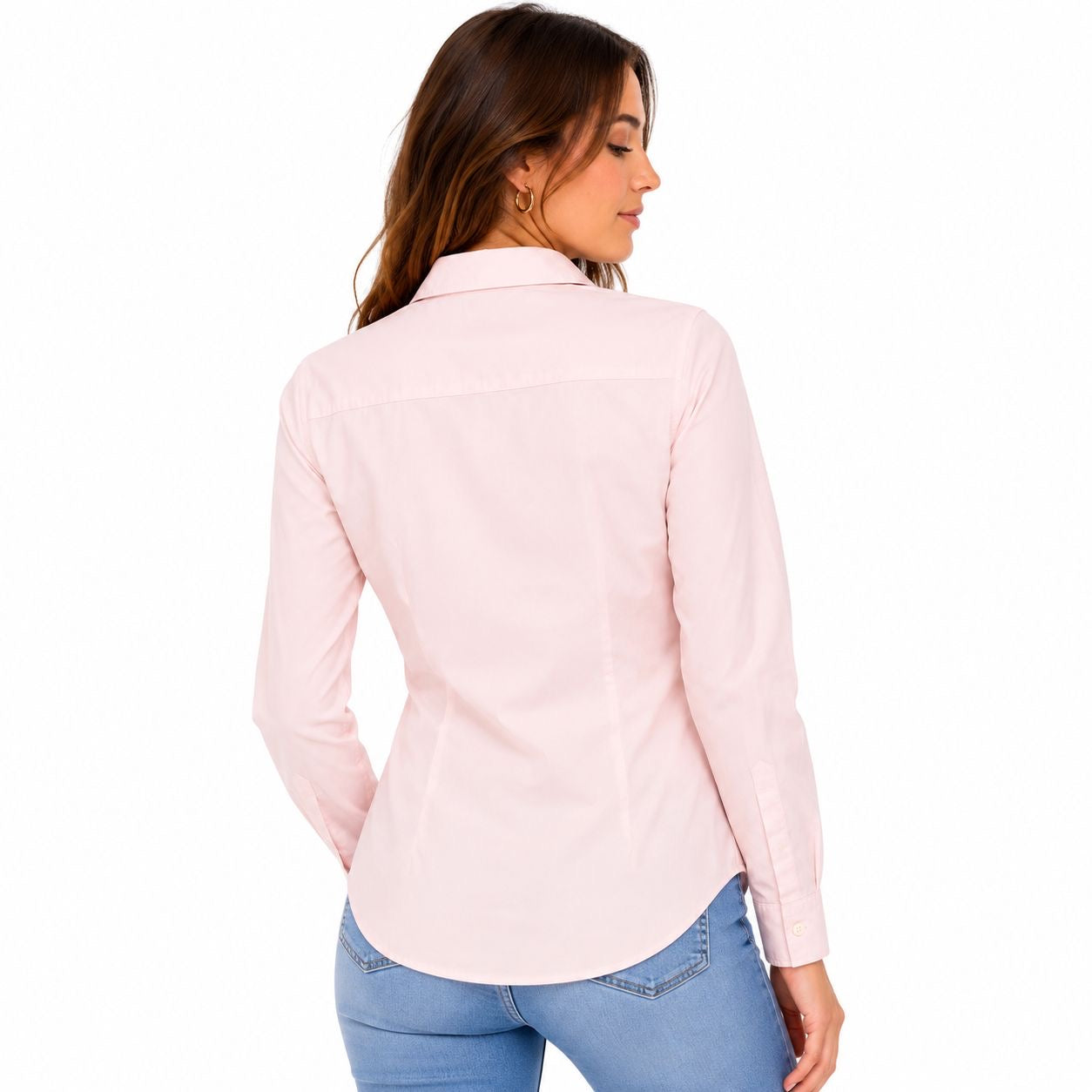 U.S Polo Assn Solid Stretch Poplin Shirt