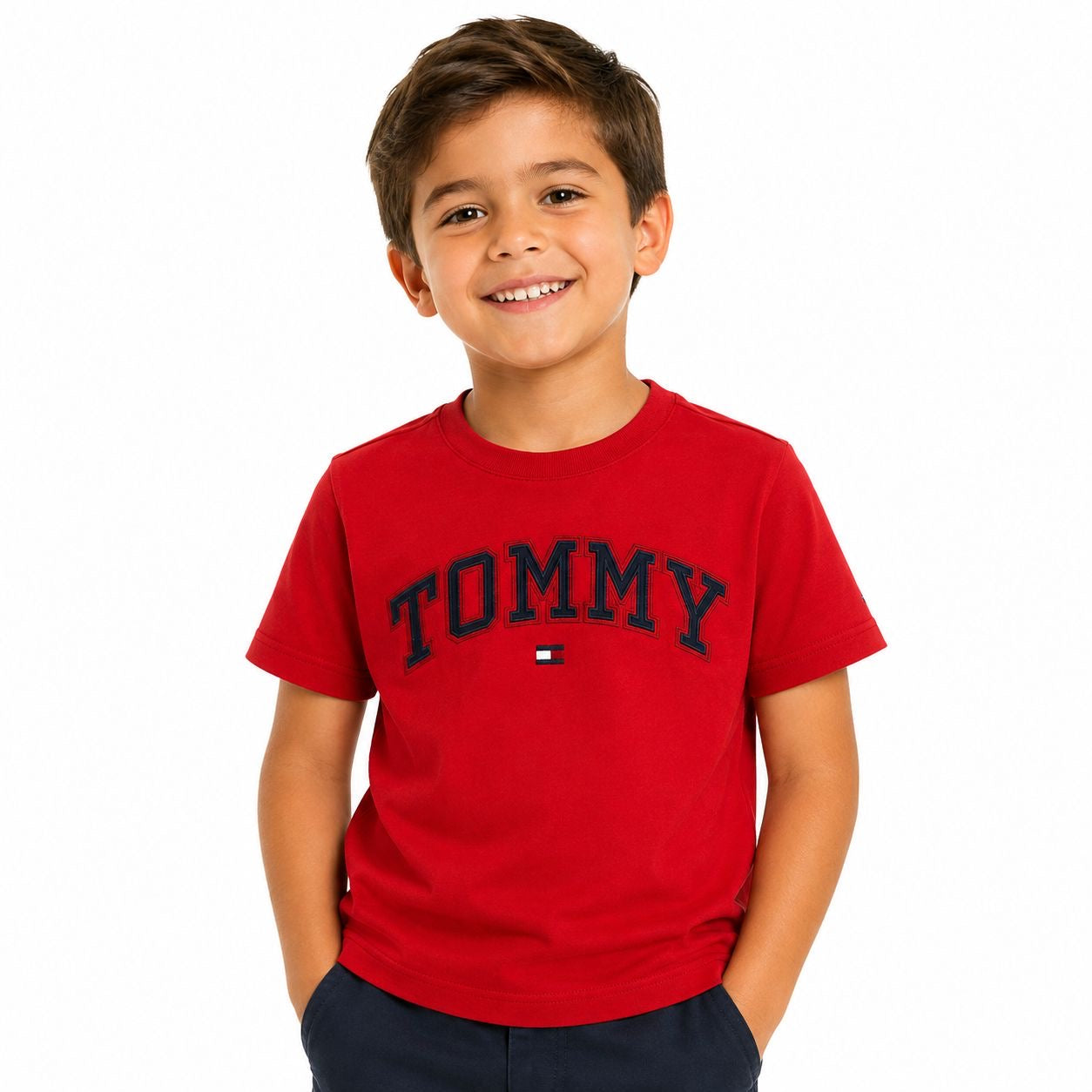 Tommy Hilfiger t-shirt in red for children
