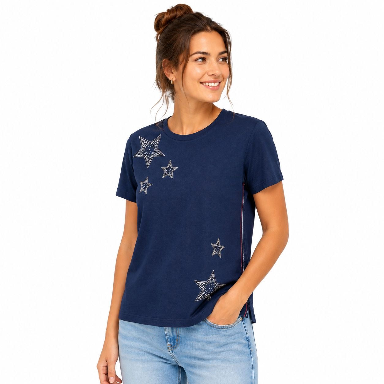 Jane + Delancey Navy blue t-shirt Women’s