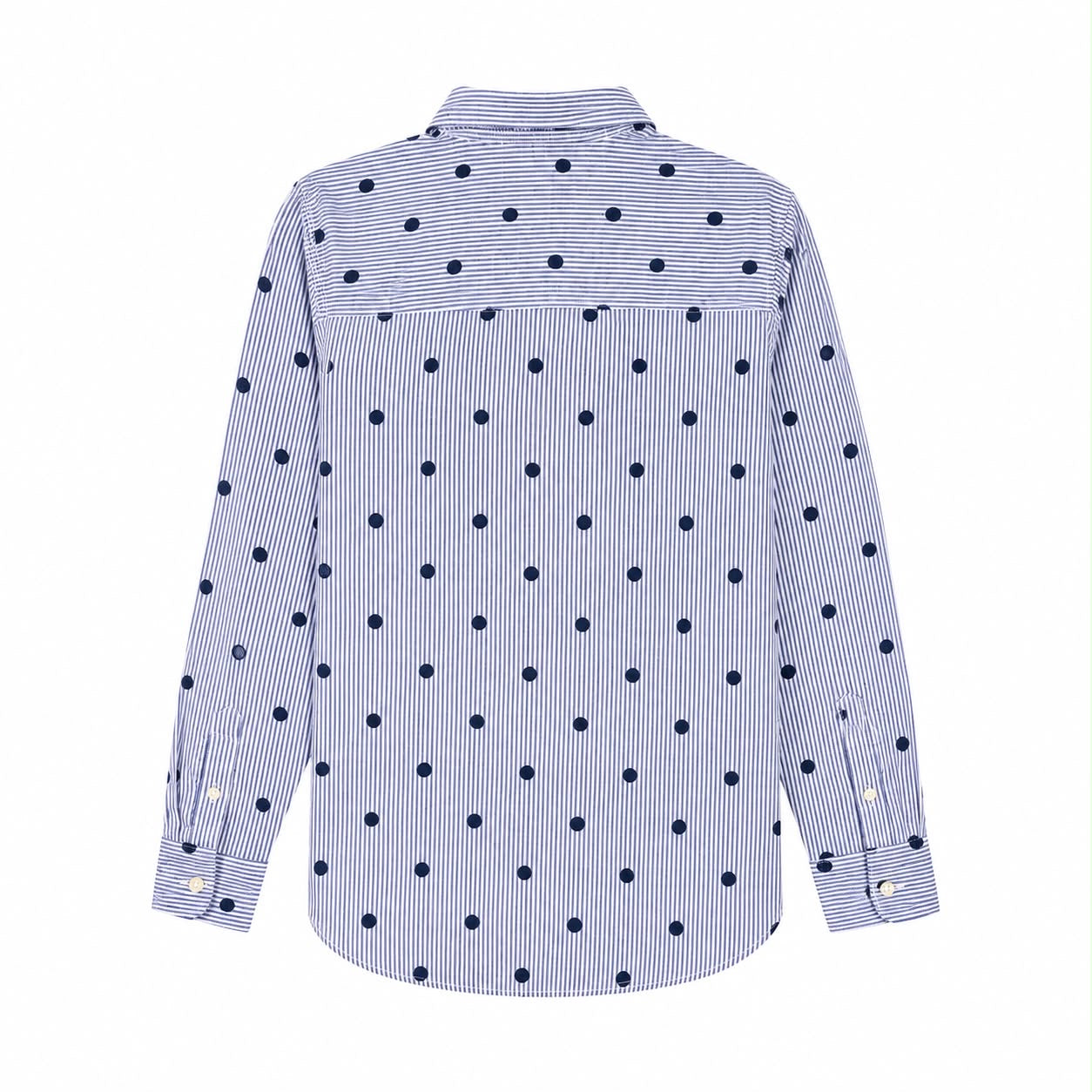 Tommy Hilfiger Relaxed Polka-Dot Poplin Jacquard Shirt
