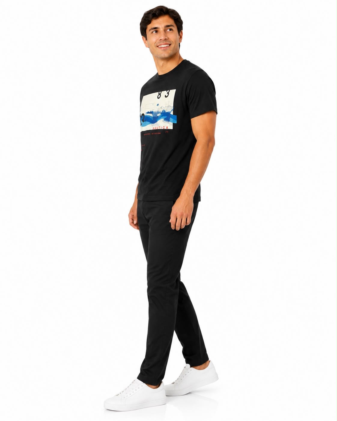 NAUTICA-Graphic t-shirt for men