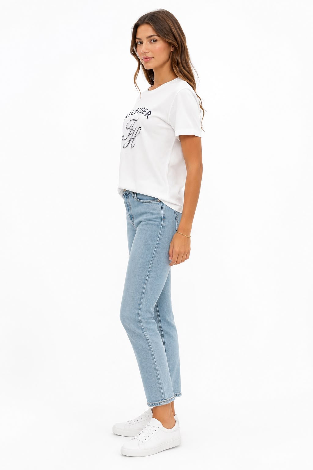 TOMMY HILFIGER-Women's crew neck t-shirt