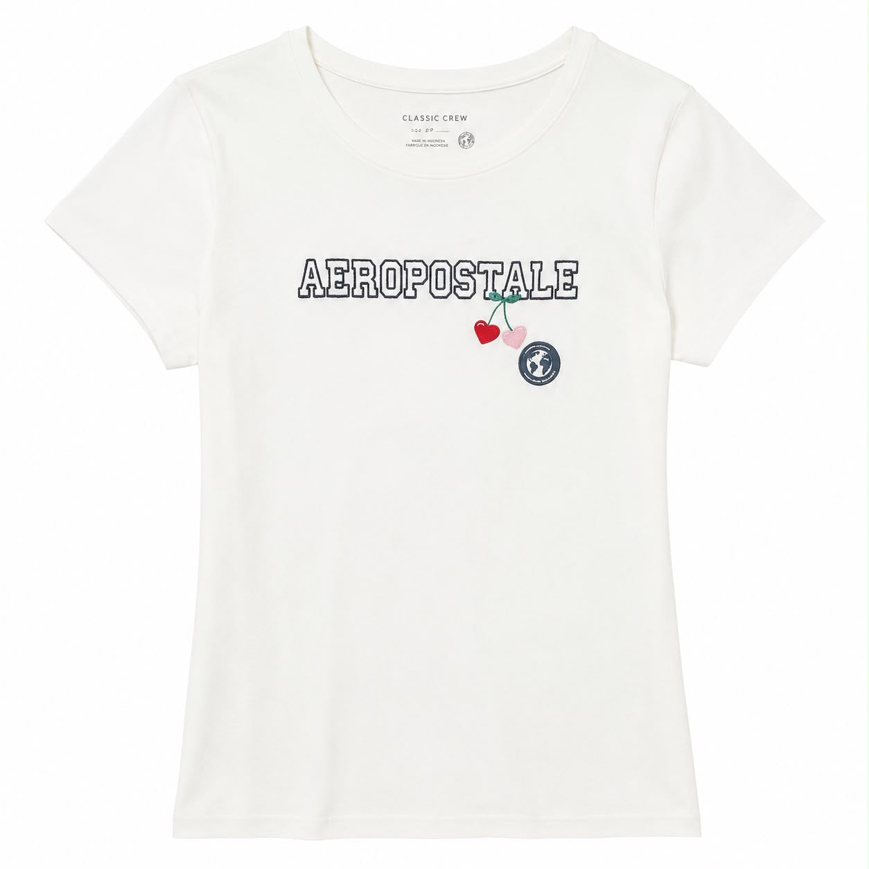 Aeropostale Cherry Heart Graphic Tee Women’s