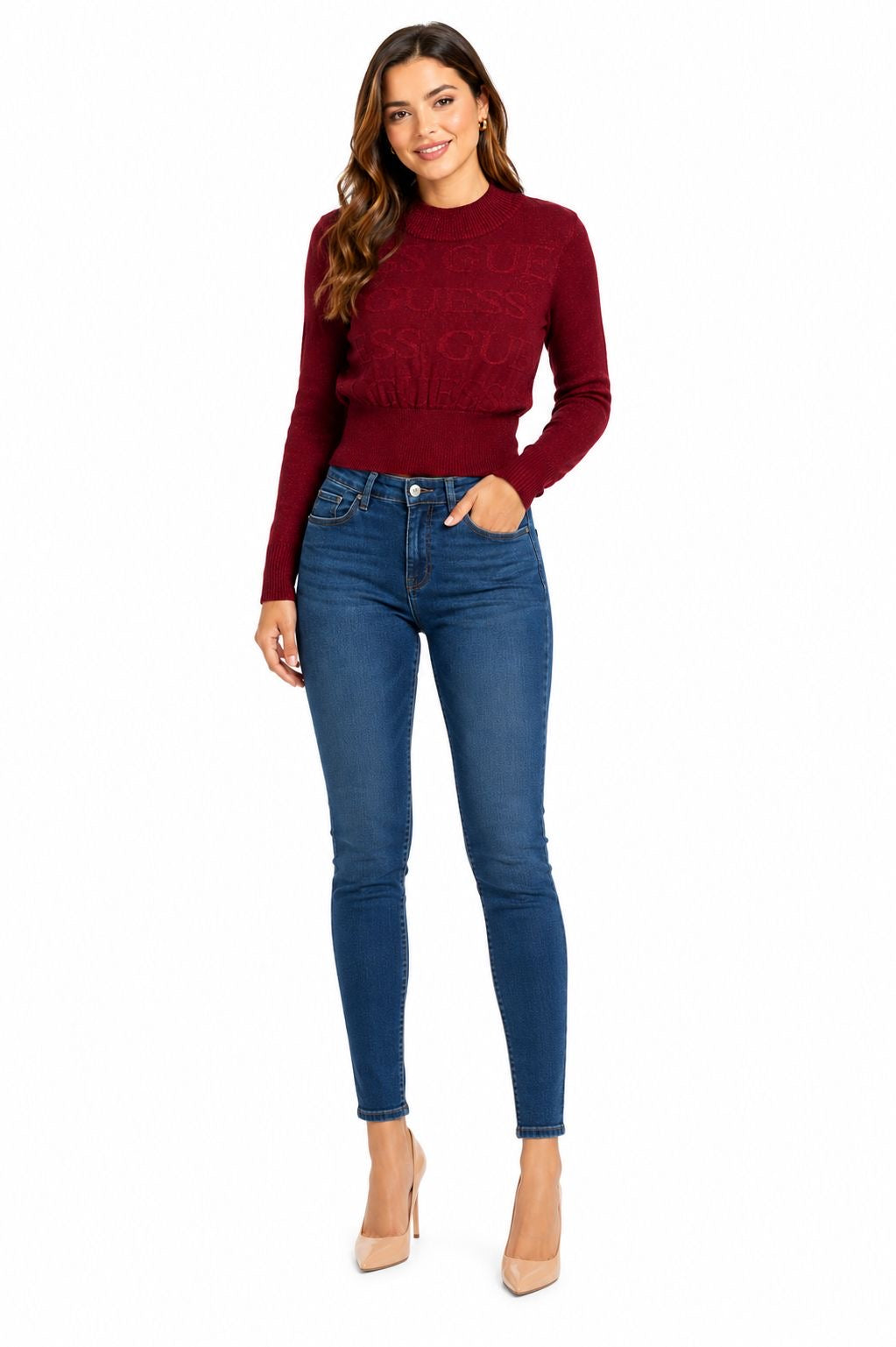 Guess ribbed knit sweater