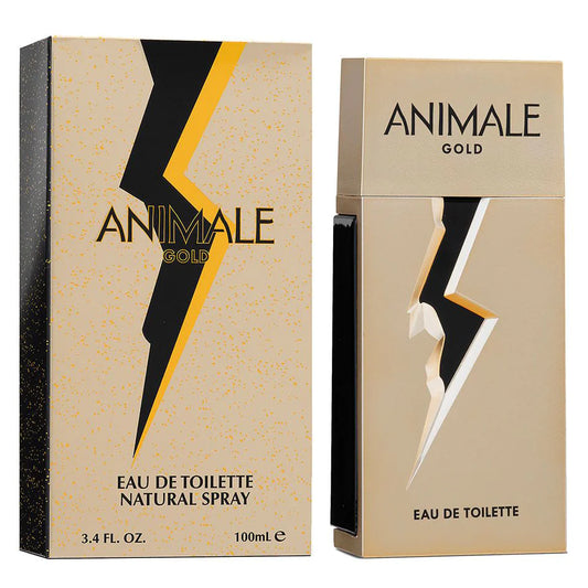 Animale Gold by Animale Eau De Toilette Spray 3.4 oz / 100 ml Men
