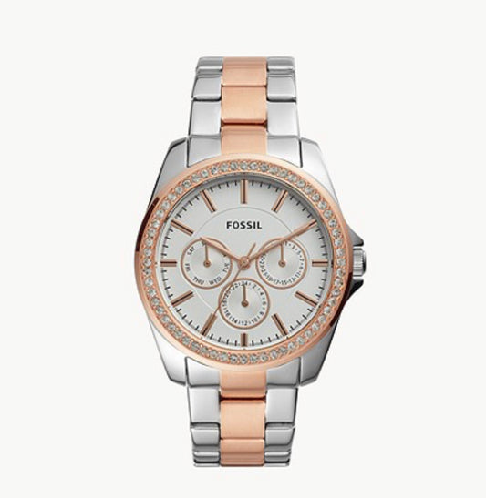 Fossil Janice Multifunction Two-Tone Stainless Steel Watch