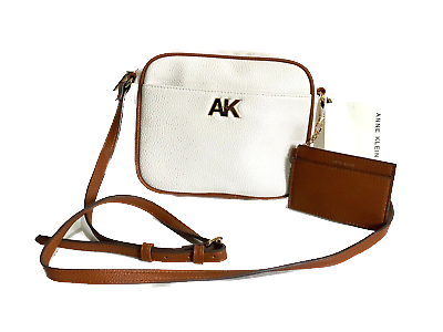 Anne Klein Camera Crossbody Sling Bag W/Card Case