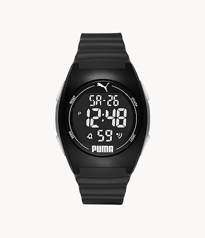PUMA Digital Black Polyurethane Watch